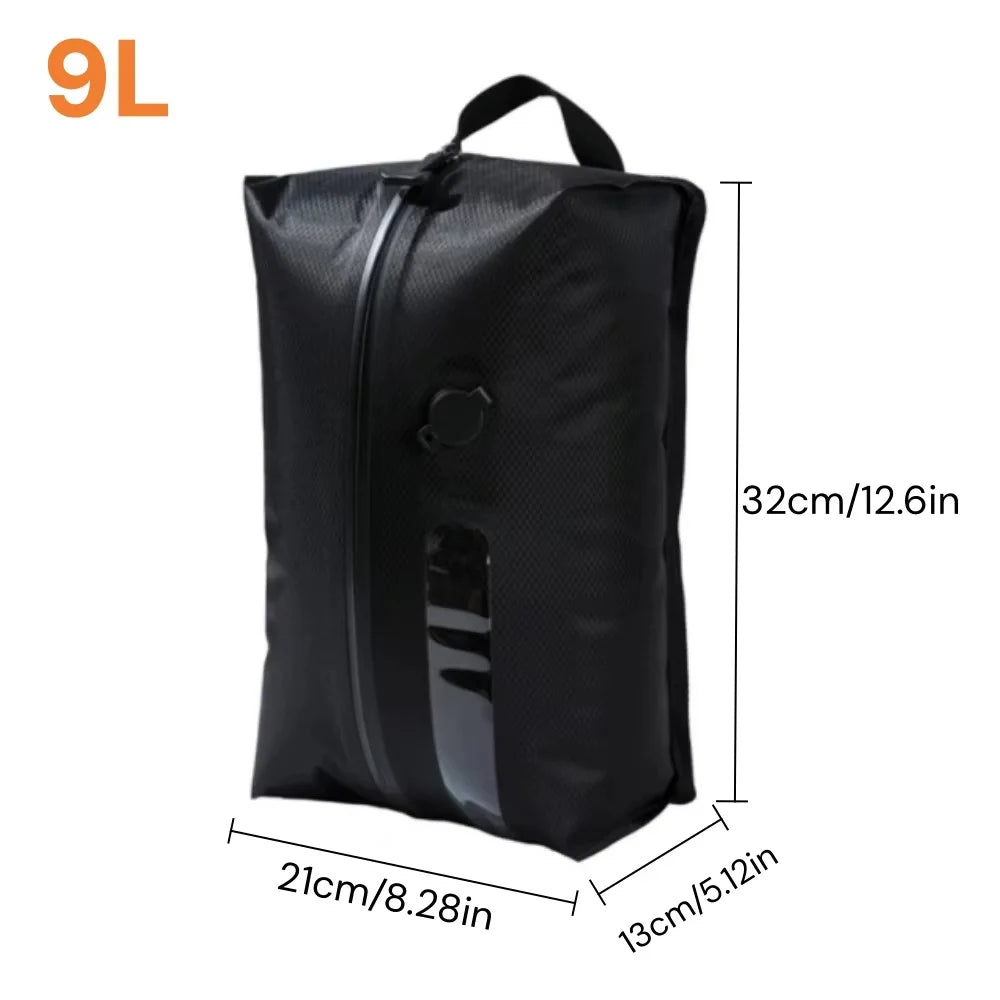 Travel Vacuum Storage Bags,17L-34L Reusable Empty Vacuum Bag for Clothes Outdoor Compression Pack Folding Bag with Air Pump